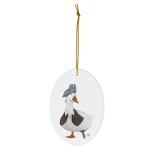 Load image into Gallery viewer, Ceramic Ornament - Captain Duckbeard