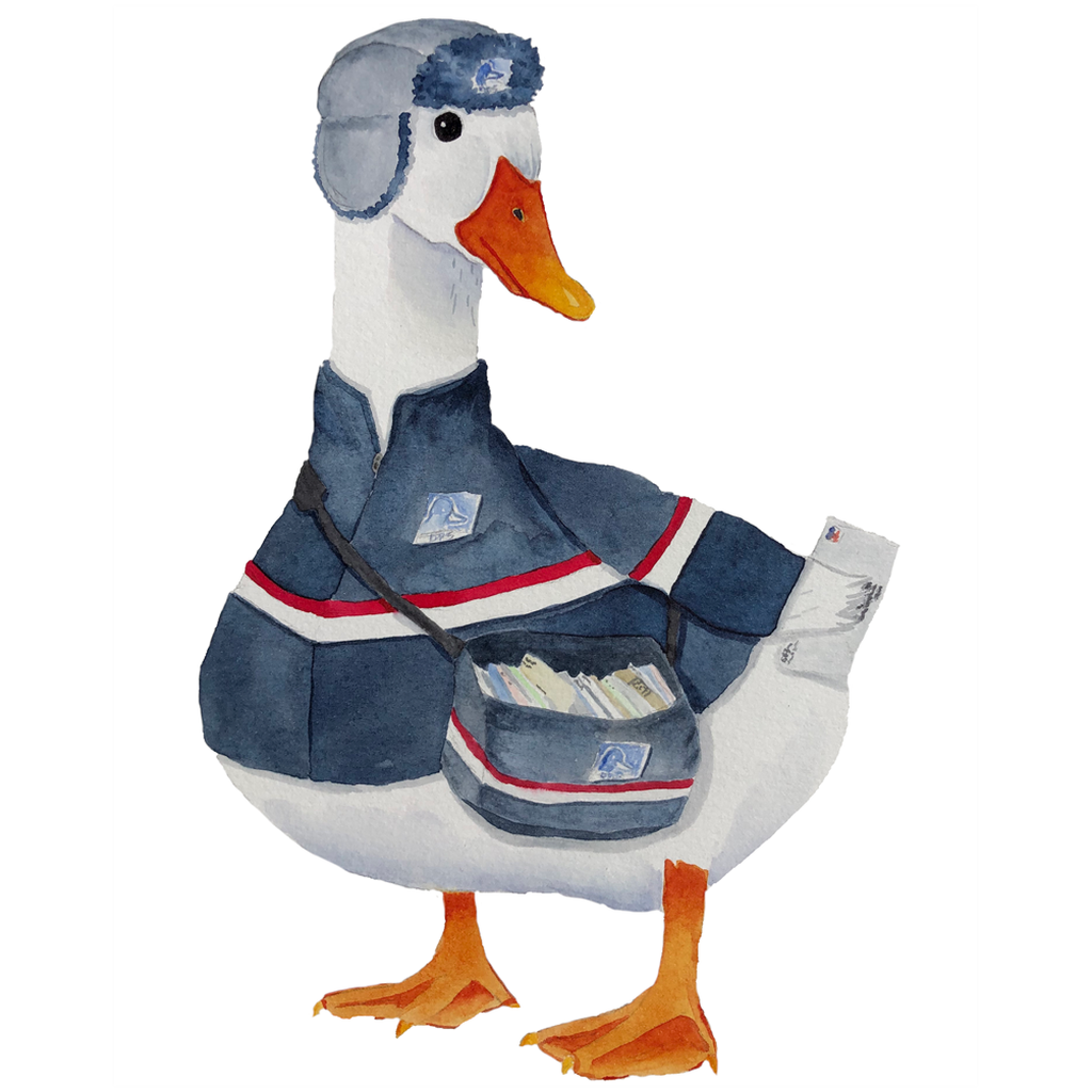 Fine Art Prints - Mail Carrier Duck