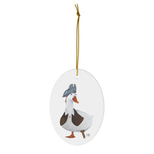 Load image into Gallery viewer, Ceramic Ornament - Captain Duckbeard
